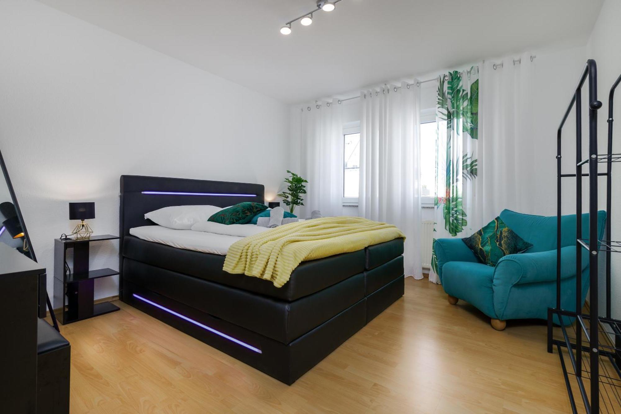 2 Zimmer Wohnung, Kueche, Bad, Balkon, Netflix Alzey Exterior foto